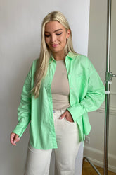 JXJamie Oversized Skjorte - Mint Grøn