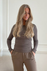 JXFreya Bluse - Brun