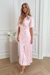 YrsaIC Maxi Kjole - Pink