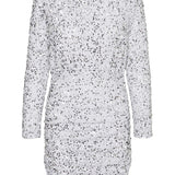 VMBella LS Short Dress - Bright White