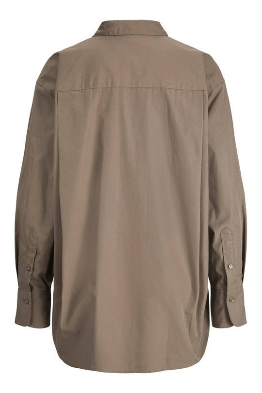 JXJamie Oversized Skjorte - Mørkebrun