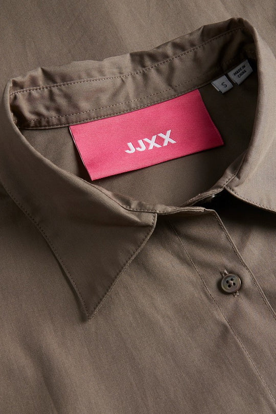JXJamie Oversized Skjorte - Mørkebrun