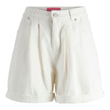 JXAlexa Loose MW Shorts - Ecru