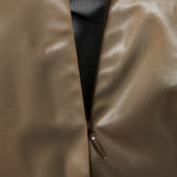 JXMegan Faux Leather Leggings - Morel