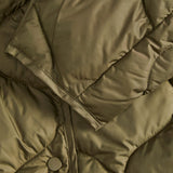 JXNova Shiny Quilted Jacket - Burnt Olive