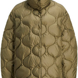 JXNova Shiny Quilted Jacket - Burnt Olive