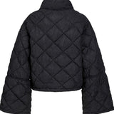 JXUma Short Quilted Jacket - Black