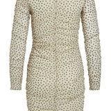 VIAsti LS Dress - Birch Small Black Flowers