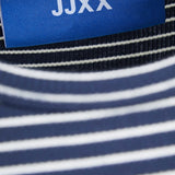 JXFreya LS Rib Stripe Tee - Navy Blazer