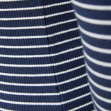 JXFreya LS Rib Stripe Tee - Navy Blazer