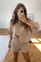 VMNatali Shorts - Beige