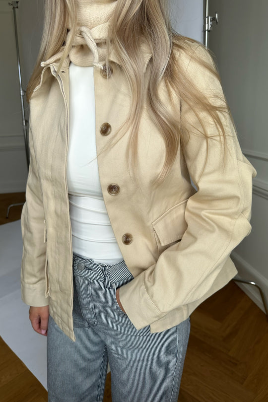 VMMathilde Jakke - Råhvid/Beige