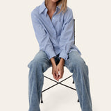 IsabellaIC Shirt - Blue White Checks