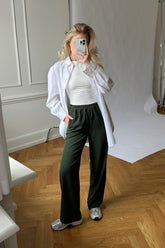 JXPoppy Bukser - Mørkegrøn