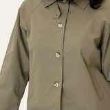 AvaIC Short Trenchcoat - Dark Khaki