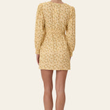 AddyIC Dress - Yellow Flower Print