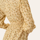 AddyIC Dress - Yellow Flower Print