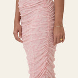 MiraIC Mesh Dress - Light Pink Floral