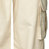 LivaIC Cargo Pants - Light Beige Linen