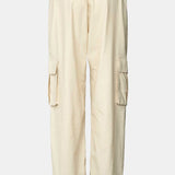 LivaIC Cargo Pants - Light Beige Linen