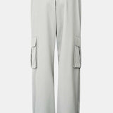 LivaIC Cargo Pants - Light Grey Pinstripe