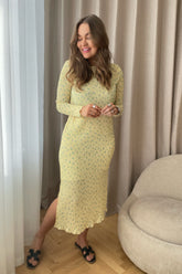 ONLMolly Langærmet Kjole - Gul Print