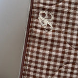 EmilieIC Computer Sleeve - Brown Checks