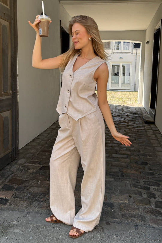CelinaIC Vest - Beige