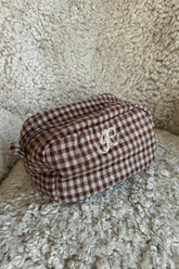EmilieIC Mini Kosmetik Taske - Brune Tern