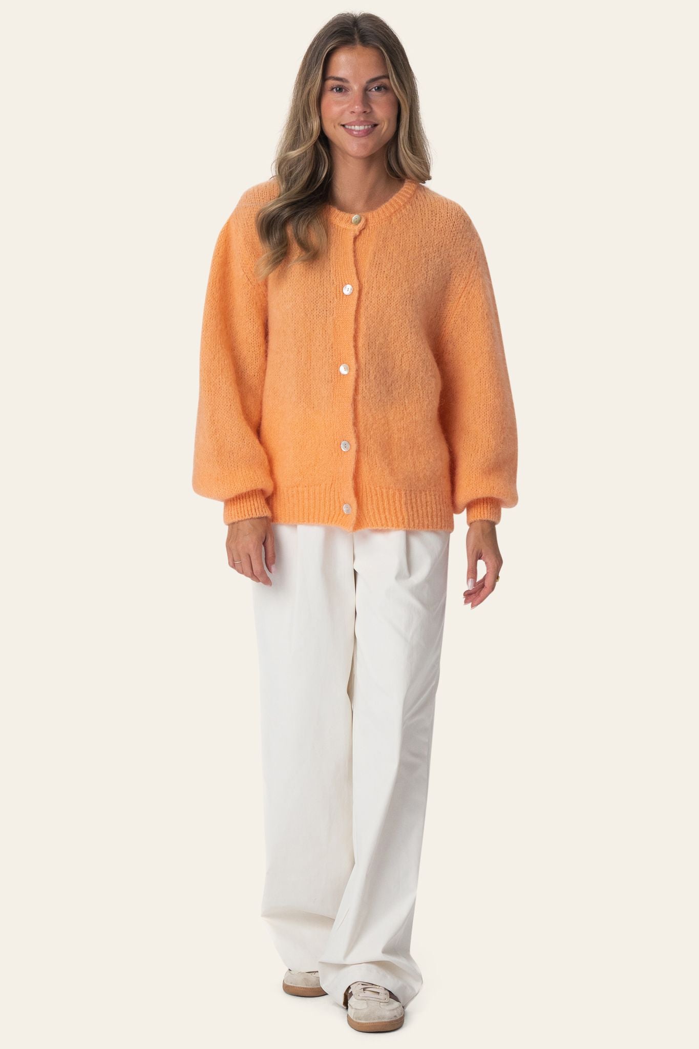 Byic IdaIC Cardigan - Orange – dk.byic.com