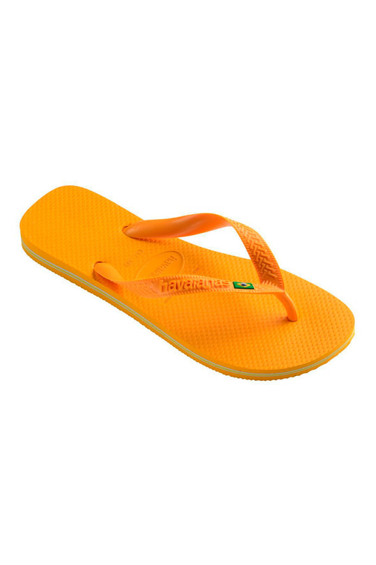 Havaianas Slippers - Orange Med Logo