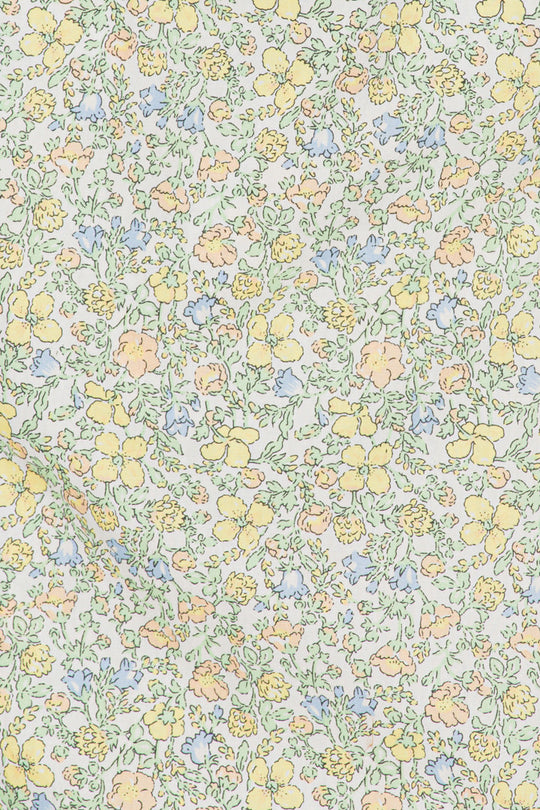 NaomiIC Lang Kjole - Pastel Grøn Print
