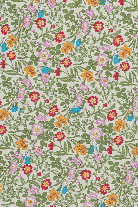 NannaIC Kjole - Grøn Blomsterprint