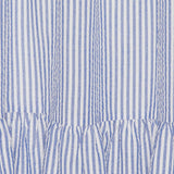 VilmaIC Long Dress - Blue White Stripes