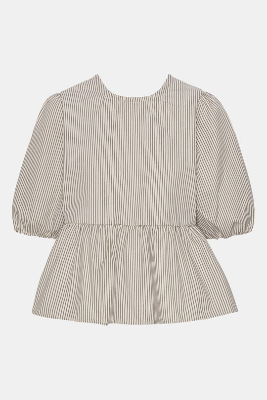 LulaIC Top - Beige Stribet