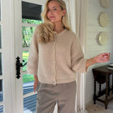 IdaIC 3/4 Cardigan - Beige