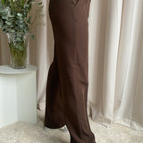 JXMary Regular HW Pant - Demitasse