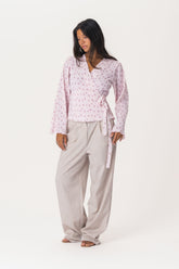 OfeliaIC Wrap Bluse - Pink