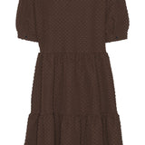 VilmaIC Dress - Bubble Chocolate Brown