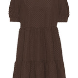 VilmaIC Dress - Bubble Chocolate Brown