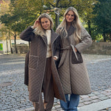 NoraIC Quilted Jacket - Army/Brown