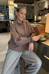 CarolineIC Skjorte - Brun