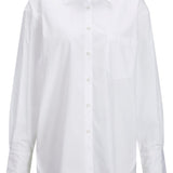 JXJamie LS Relaxed Poplin Shirt - White