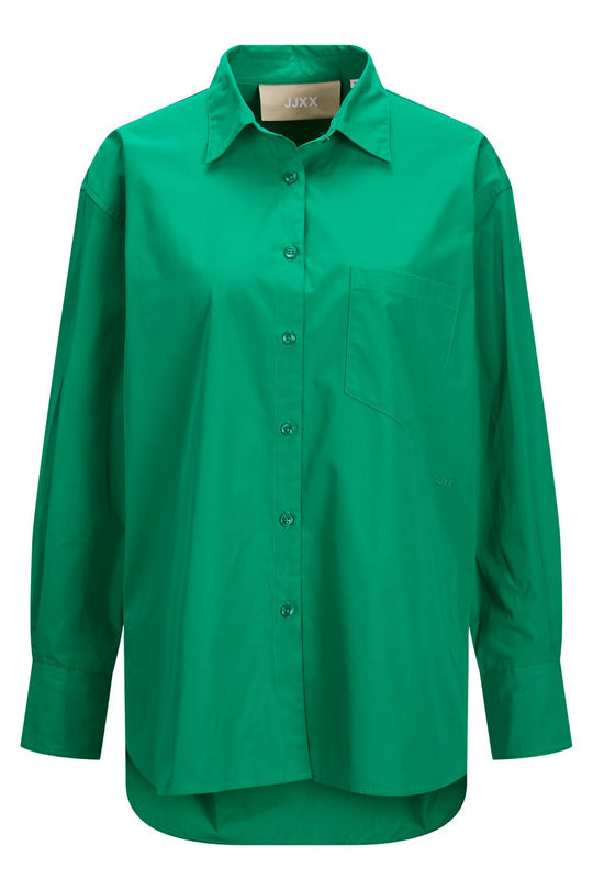 JXJamie Oversized Skjorte - Mørkegrøn