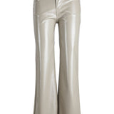 JXKenya HW Straight Faux Leather Pant - Brindle Shiny
