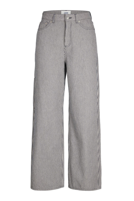 JXHoney Jeans - Grå Hvid Stribet