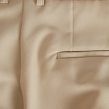 JXMary Regular Pleated MW Pants - Oatmeal