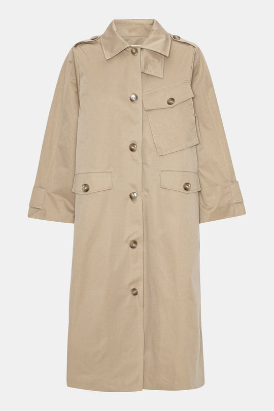 FrejaIC Trenchcoat - Brun