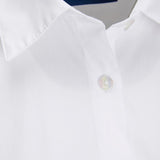 JXJamie LS Relaxed Poplin Shirt - White